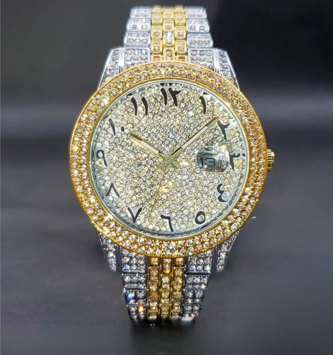 Nove Arabic Iced Out Watch - Image 3