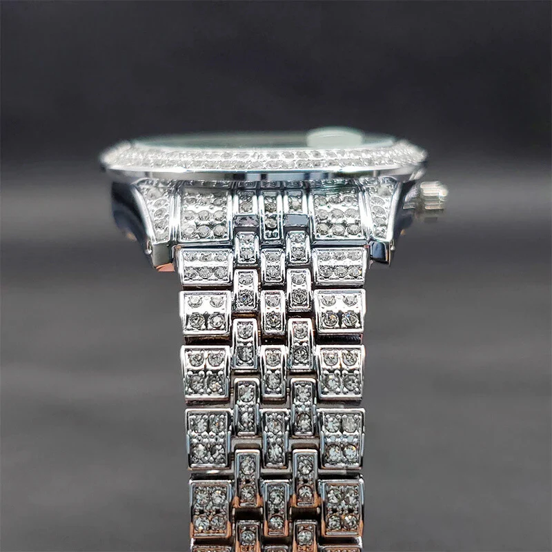 Nove Arabic Iced Out Watch - Image 5