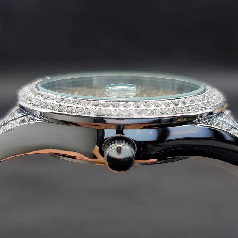 Nove Arabic Iced Out Watch - Image 6