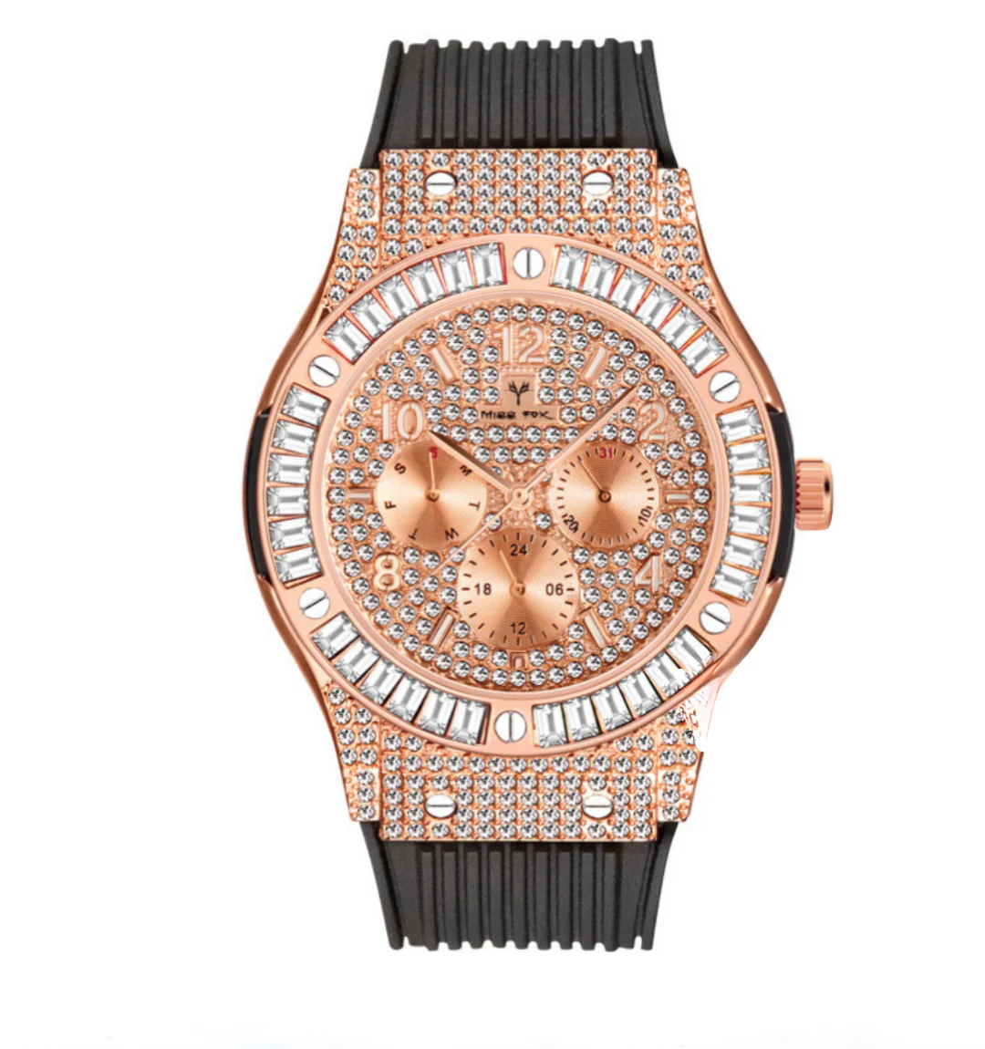 Opulent Iced Out Watch - Image 2