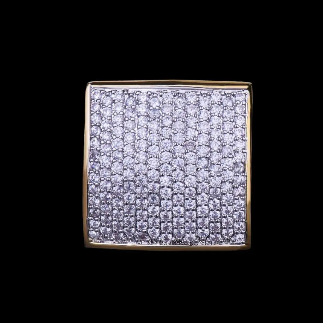 Oval Square Iced Out Ring - Image 10