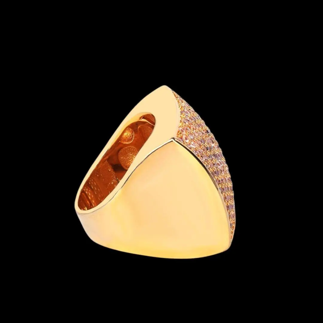 Oval Square Iced Out Ring - Image 4