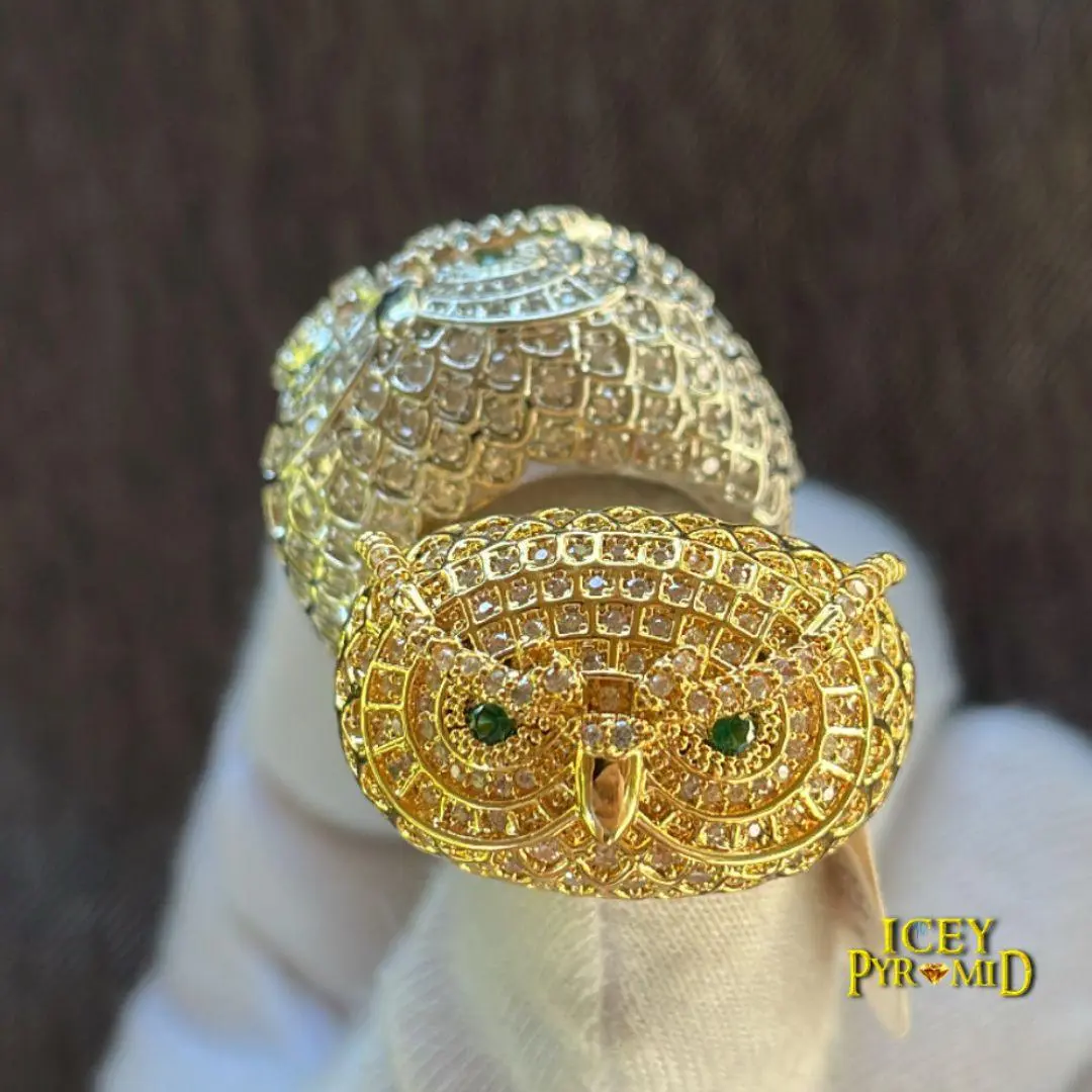 Owl Iced Out Ring - Image 10