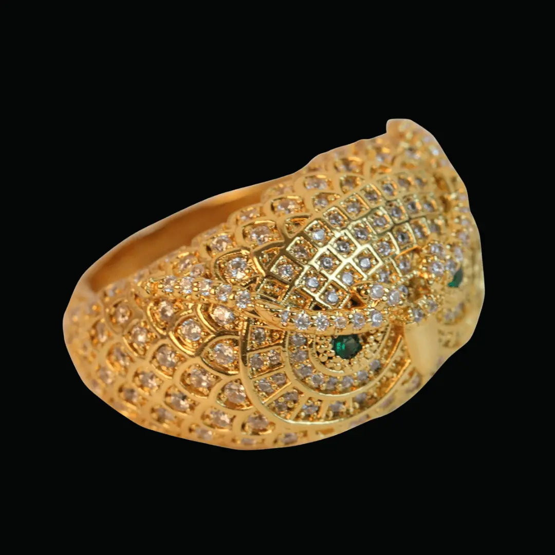 Owl Iced Out Ring - Image 4