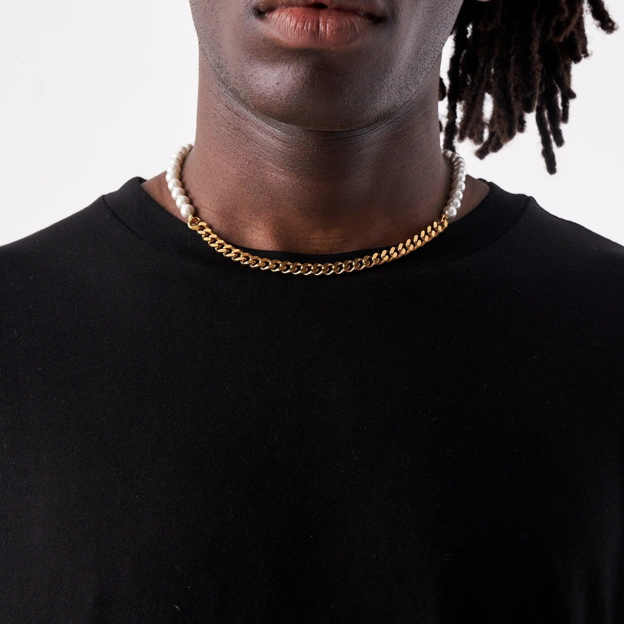 Pearl Cuban Necklace - Image 2