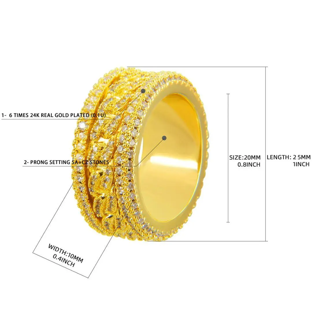 Spinnig Iced Out Ring - Image 7