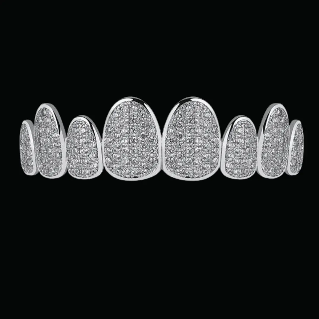 Punk Teeth Caps Iced Out Grillz - Image 6