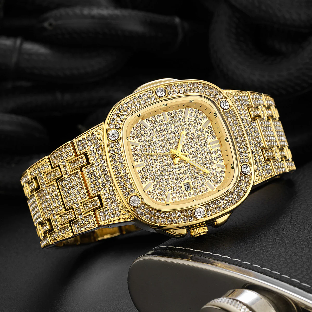 Raven Iced Out Watch - Image 4