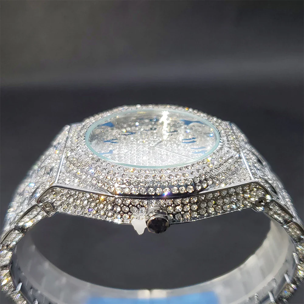 Royale Arabic Iced Out Watch - Image 3