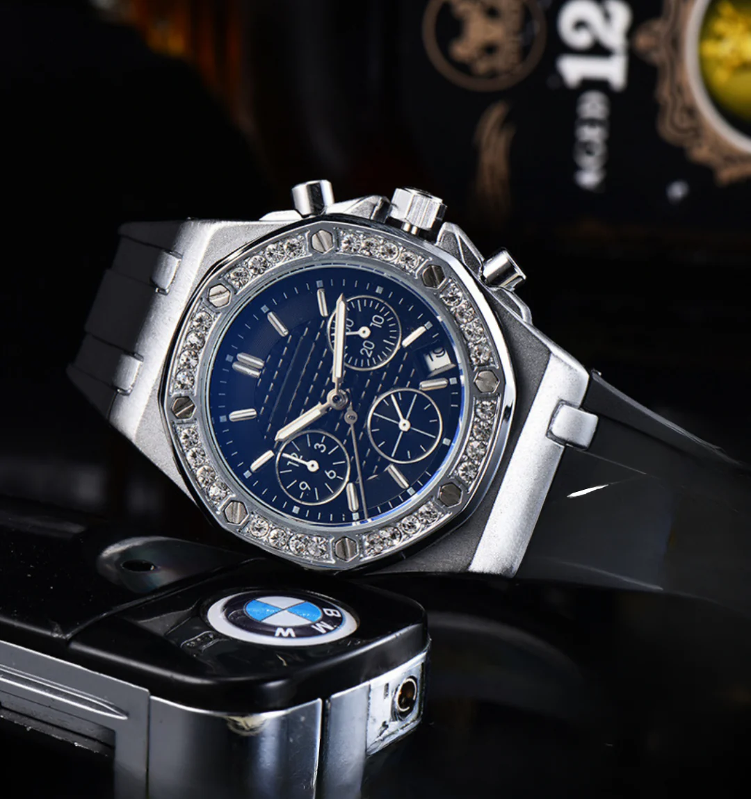Royale Ice Bezel Chronograph Watch - Image 3