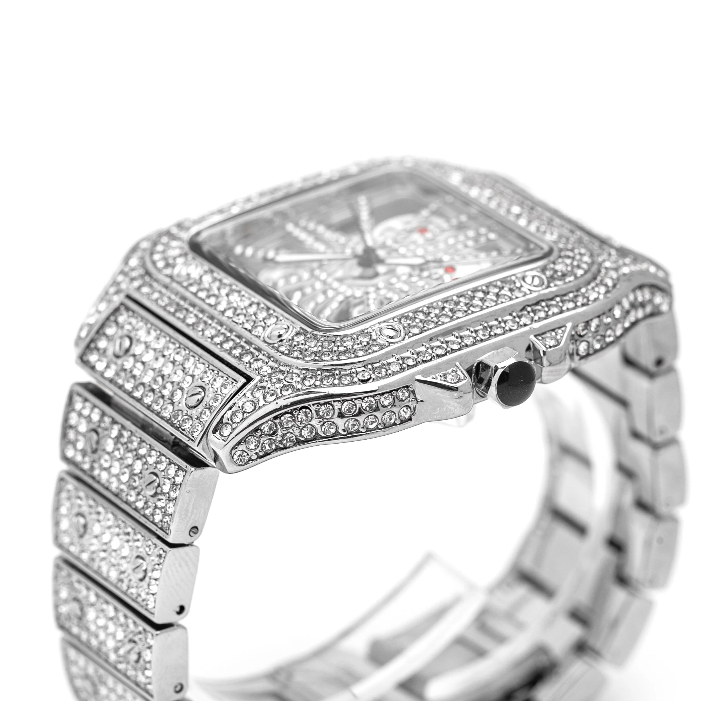 Skeleton VVS Iced Out Watch - Image 5