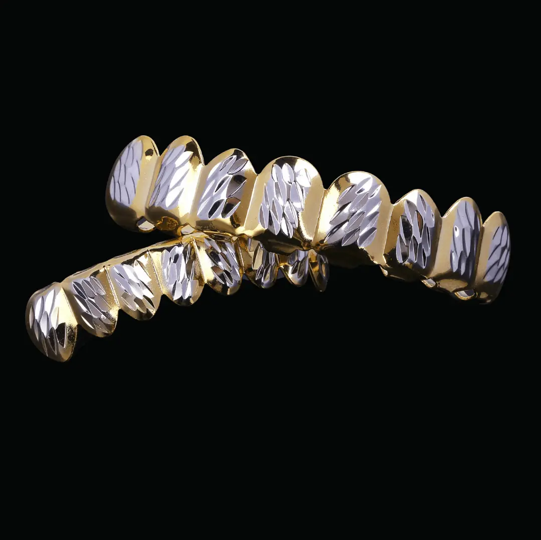 Smooth Paved Setting Iced Out Grillz - Image 3