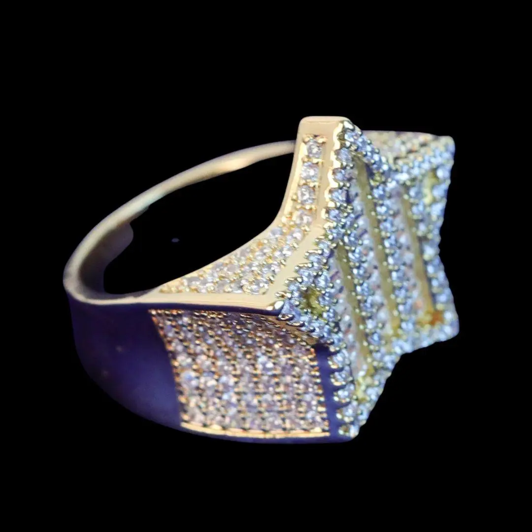 Star VVS Iced Out Diamond Ring - Image 7