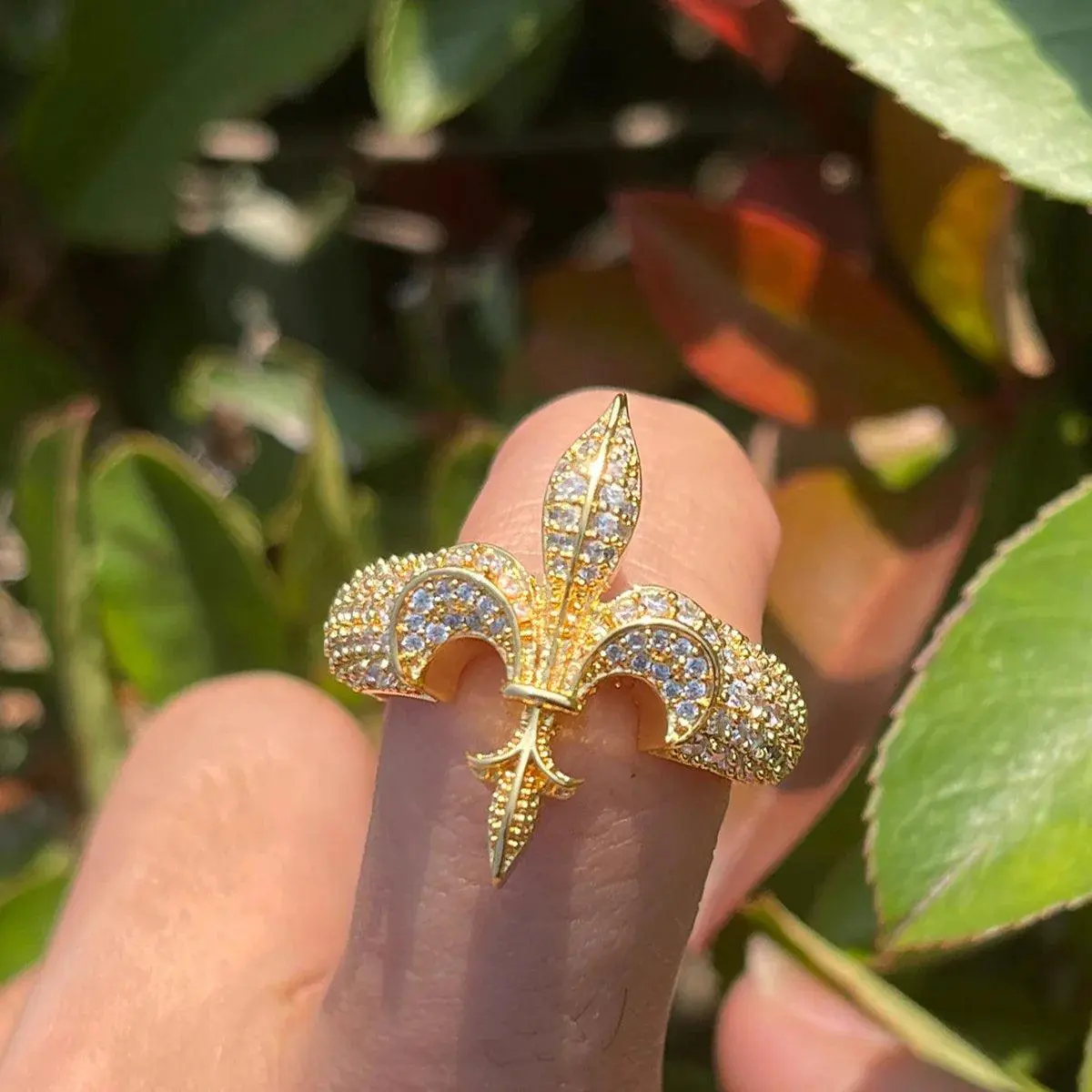The Fleur De Lys Iced Out Ring - Image 3