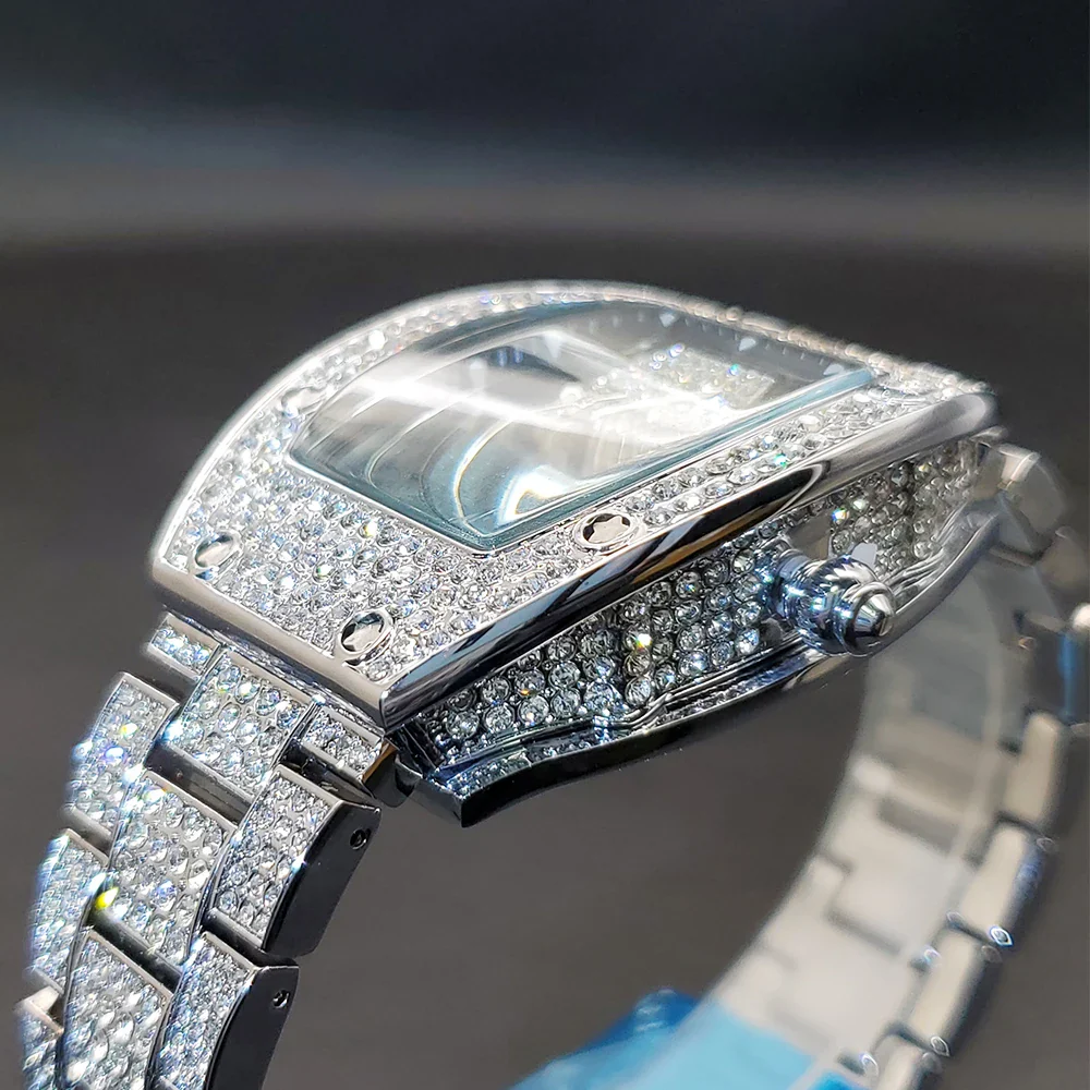 Tonneau Iced Out Watch - Image 4