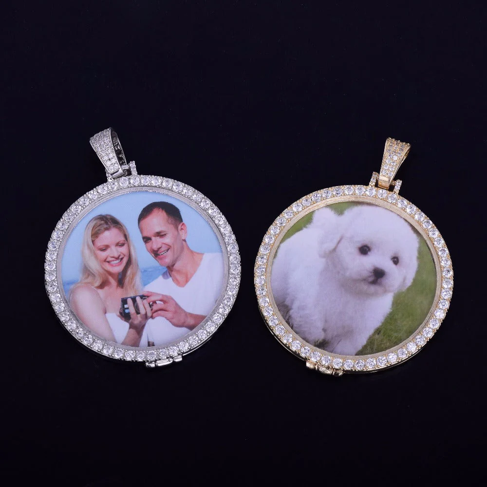 VVS1 Custom Photo Pendant- Gold - Image 5